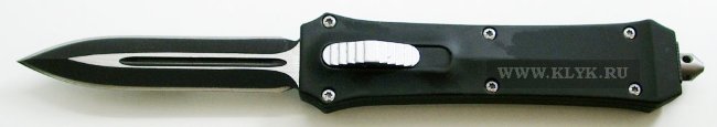Нож автоматический Microtech Combat Troodon A162 (spear-point, black) реплика