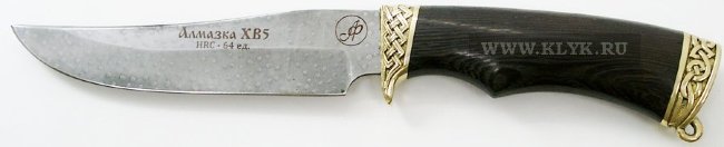 Нож Рыбак (алмазная сталь, венге, латунь)