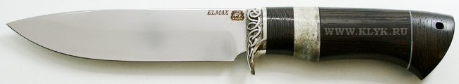 Нож Ладья (сталь ELMAX Uddeholm, венге, рог)