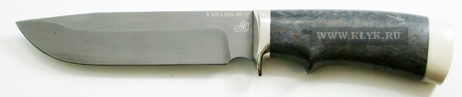 Нож Медведь (сталь VANADIS 10, карельская береза)