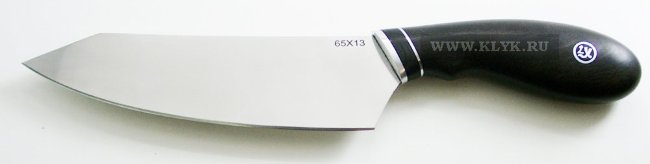 Нож кухонный Средний (сталь 65х13, граб)